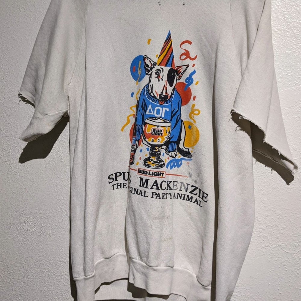 Spuds Mackenzie Bud Light Vintage Sweater